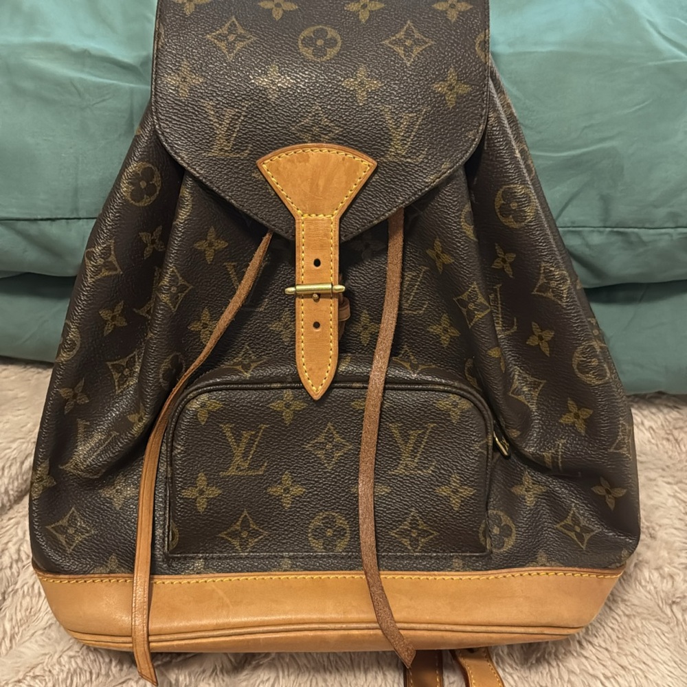 Louis Vuitton Monogram Brown Tan Backpack - Picture 2 of 8